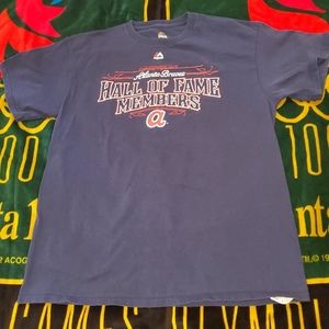 Atlanta Braves Hall of Fame Hank Aaron Greg Maddux